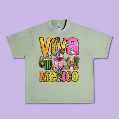 Viva Mexico Mexican Coffee Cups Urban Heavy Tee Designed By Fadigitalartstudio