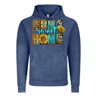 Vintage Denim Western Home Sweet Home Vintage Hoodie - FaDigitalArtStudio