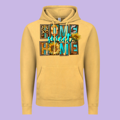 Western Home Sweet Home Vintage Hoodie Designed By Fadigitalartstudio