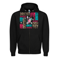 Black dentist Zipper Hoodie - AdoDesignShop