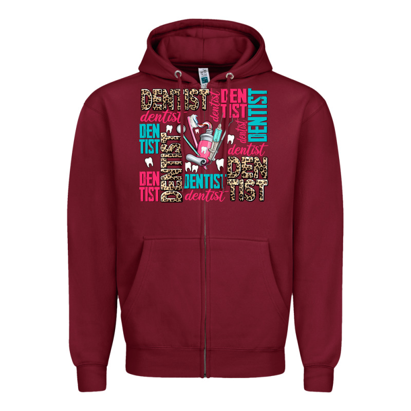 Dentist Zipper Hoodie by AdoDesignShop | Teevron