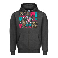 Charcoal Heather dentist Zipper Hoodie - AdoDesignShop