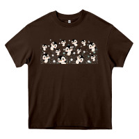 Chocolate Brown cute penguin Heavy Core Tee - TumblerDesignByShophia