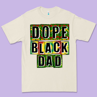 Dope Black Dad Premium Tee Designed By Cowgirlartshop