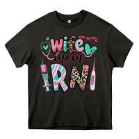 Asphalt wife mom rn registered nurse Heavy Core Tee - RanaPortraitStore