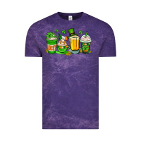 Cloud Purple St. Patrick's Day coffee cups Vintage Tee - OliviaCreatesArt