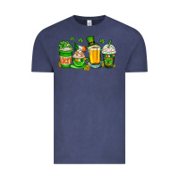 Vintage Denim St. Patrick's Day coffee cups Vintage Tee - OliviaCreatesArt
