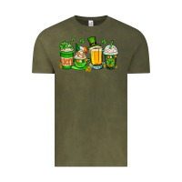 Vintage Olive St. Patrick's Day coffee cups Vintage Tee - OliviaCreatesArt
