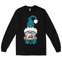 Black winter gnome with snow globe Long Sleeve Tee - BundleAndBundleShop