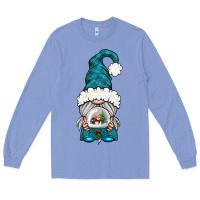 Colony Blue winter gnome with snow globe Long Sleeve Tee - BundleAndBundleShop