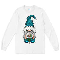White winter gnome with snow globe Long Sleeve Tee - BundleAndBundleShop