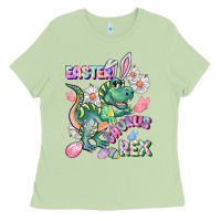 Matcha Easter Saurus Rex Easter Day Ladies Tee - CowGirlArtShop