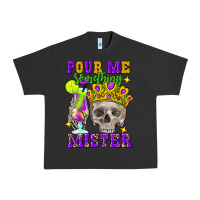 Pigment Black Skull pour me something mister Urban Heavy Tee - FaDigitalArtStudio