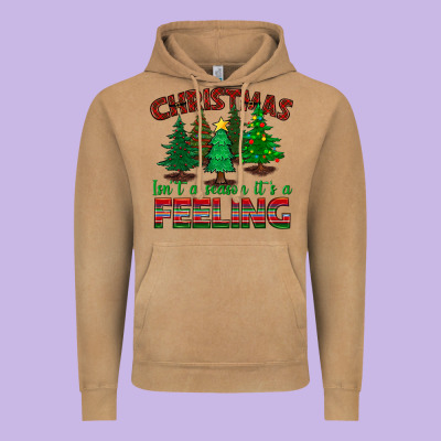 Christmas Isn't A Season It's A Feeling Vintage Hoodie Designed By Bundleandbundleshop