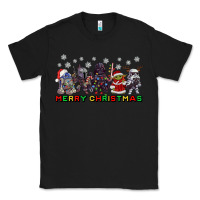 Black merry christmas gnomies Classic Tee - CowGirlArtShop
