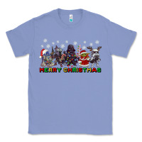 Colony Blue merry christmas gnomies Classic Tee - CowGirlArtShop