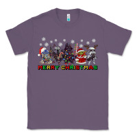 Lavender merry christmas gnomies Classic Tee - CowGirlArtShop