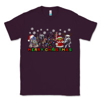 Plum merry christmas gnomies Classic Tee - CowGirlArtShop