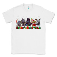 White merry christmas gnomies Classic Tee - CowGirlArtShop