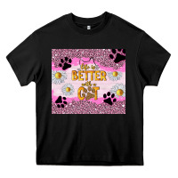Black life is better with a cat Heavy Core Tee - TumblerDesignByShophia