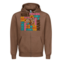 Chestnut nana nana nana with hearts Zipper Hoodie - AdoDesignShop
