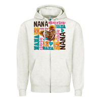 Nana Nana Nana With Hearts Zipper Hoodie | Teevron