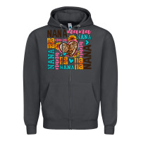 Smoke nana nana nana with hearts Zipper Hoodie - AdoDesignShop