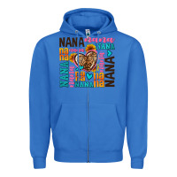 True Royal nana nana nana with hearts Zipper Hoodie - AdoDesignShop
