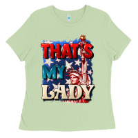 Matcha Thats my lady 4th of july Ladies Tee - CowGirlArtShop