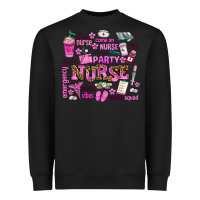 Black come on nurse lets go party Heavyweight Sweatshirt - AdoDesignShop