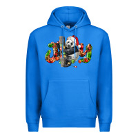 True Royal panda joy christmas Premium Hoodie - LillyAllenDesigns
