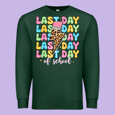 Last Day Of School Premium Sweatshirt Designed By Jahusdesignshop
