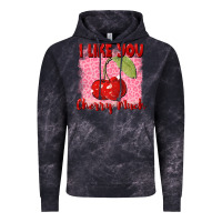Cloud Black i like you cherry much Vintage Hoodie - FaDigitalArtStudio