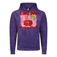 Cloud Purple i like you cherry much Vintage Hoodie - FaDigitalArtStudio