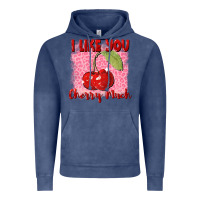Vintage Denim i like you cherry much Vintage Hoodie - FaDigitalArtStudio