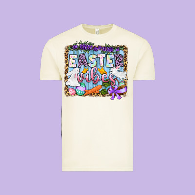 Easter Vibes Vintage Tee Designed By Oliviacreatesart