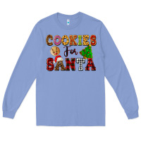 Colony Blue cookies for santa Long Sleeve Tee - FaDigitalArtStudio