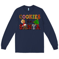Navy cookies for santa Long Sleeve Tee - FaDigitalArtStudio