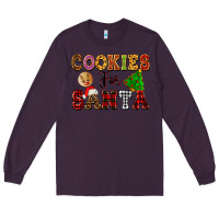 Plum cookies for santa Long Sleeve Tee - FaDigitalArtStudio