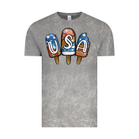 Cloud Rock USA Patriotic Leopard Popsicles Vintage Tee - Jasminsmagicworld
