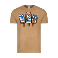 Vintage Camel USA Patriotic Leopard Popsicles Vintage Tee - Jasminsmagicworld