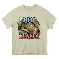 Boy Mama Western Cactus Cowboy Heavy Core Tee | Teevron