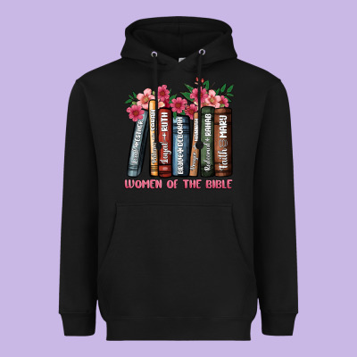 Boho Women Of The Bible Heavyweight Hoodie Designed By Jahusdesignshop