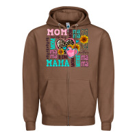 Chestnut mom mama mommy with hearts Zipper Hoodie - AdoDesignShop