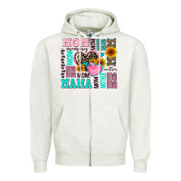 Oatmeal Heather mom mama mommy with hearts Zipper Hoodie - AdoDesignShop