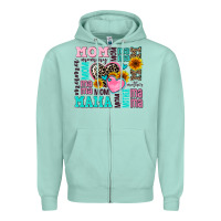 Seafoam mom mama mommy with hearts Zipper Hoodie - AdoDesignShop
