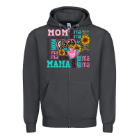 Smoke mom mama mommy with hearts Zipper Hoodie - AdoDesignShop