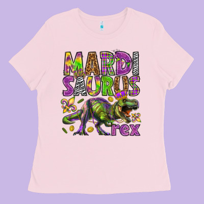 Mardi Saurus Rex Ladies Tee Designed By Howdyjamesfarm
