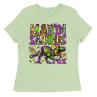 Matcha Mardi Saurus Rex Ladies Tee - HowdyJamesFarm