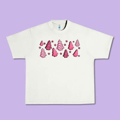 Pink Christmas Cakes Urban Heavy Tee Designed By Jasminsmagicworld
